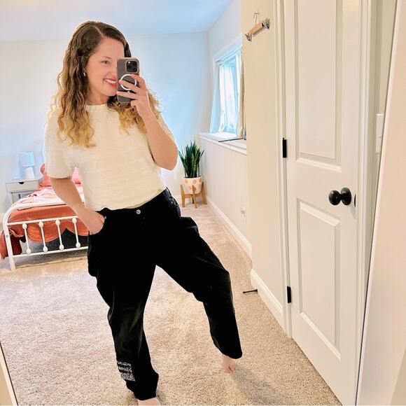 DG2 Diane Gilman Black Studded Jeans 20W - Picture 1 of 10